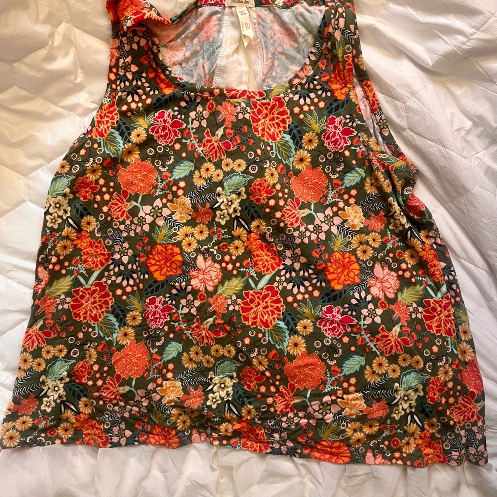 Matilda Jane Floral Sleeveless Women's Top